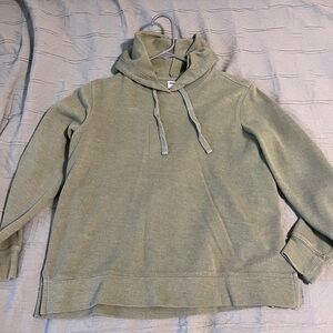 Old Navy Olive Hooded Sweatshirt